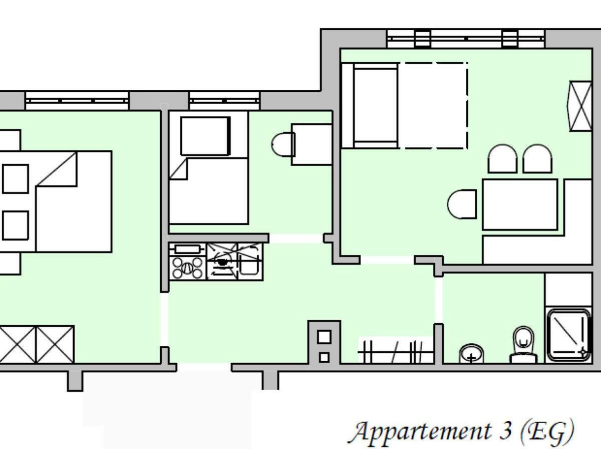 Ferienwohnung Villa Im Park Wangerooge Esterno foto